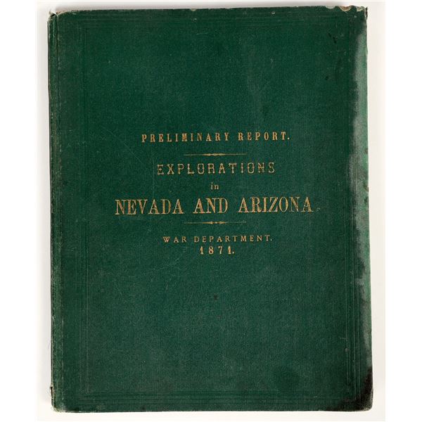 Explorations in Nevada & Arizona, War Department, 1871, Wheeler [197616]