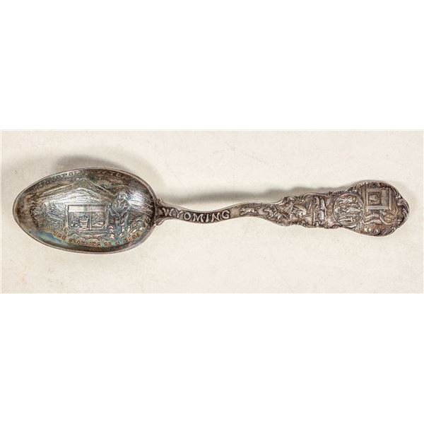 Wyoming Mining Souvenir Silver Spoon [199088]