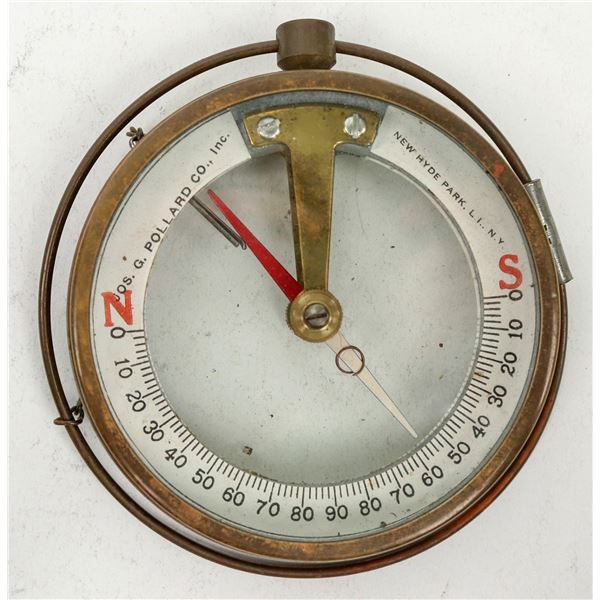 Jos. Pollard Dip Compass with Instructions and Case  [200042]