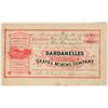 Image 1 : Dardanelles Consolidated Gravel Mining Company Stock Certificate [199976]