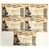 Image 1 : Tuolumne County Water Co. Stocks Signed by DO Mills (5) [199269]