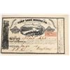 Image 1 : Carp Lake Mining Company Stock Certificate [200461]