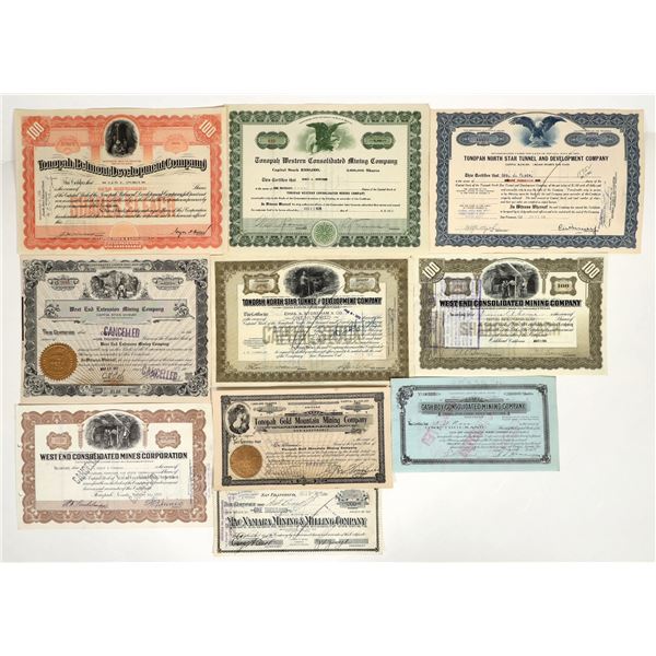 Tonopah Mining Stock Collection [199325]