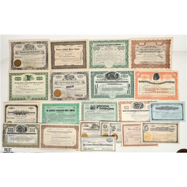 Tonopah, Goldfield Mining Stock Collection [199321]