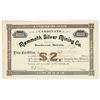 Image 1 : Carbonate Mammoth Silver Mining Company of Deadwood Stock Certificate [200332]