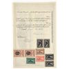 Image 2 : Highland Mining Co. Stock Certificate, 1895, Tevis Signed 2x, Cert No. 12 [200567]
