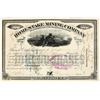 Image 1 : Homestake Mining Company Stock Certificate, #2 Issued, 1878 [200319]