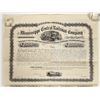 Image 1 : Mississippi Central Railroad Bond Signed by Two Confederate Veterans [196921]