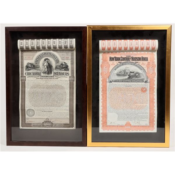 Railroad Bonds: New York Central & Hudson River and Cleveland, Cinn., Chicago & St. Louis RR