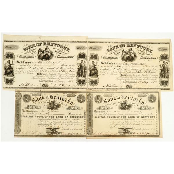 Bank of Kentucky Stock Certificates [199927]