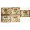 Image 1 : Merchants Union Express Company Stock Certificates (5) [199963]