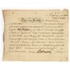 Image 1 : North American Land Company Stock Signed by Founding Father Robert Morris [197909]