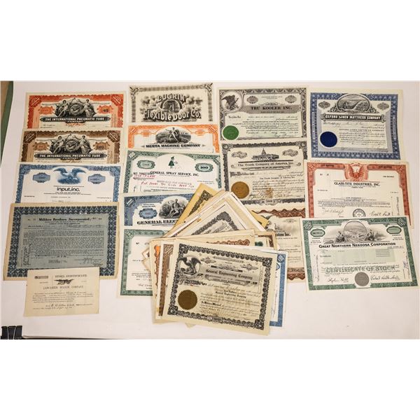 Eastern and Midwestern Manufacturing Company Stocks (67) [199667]