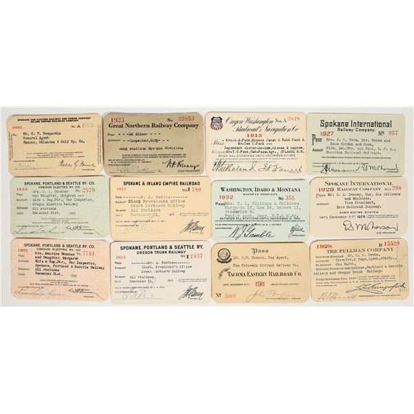 Washington Railroad Passes Collection [183908]