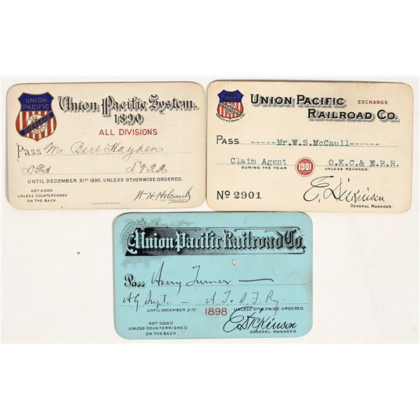 Union Pacific Railroad Passes [183920]