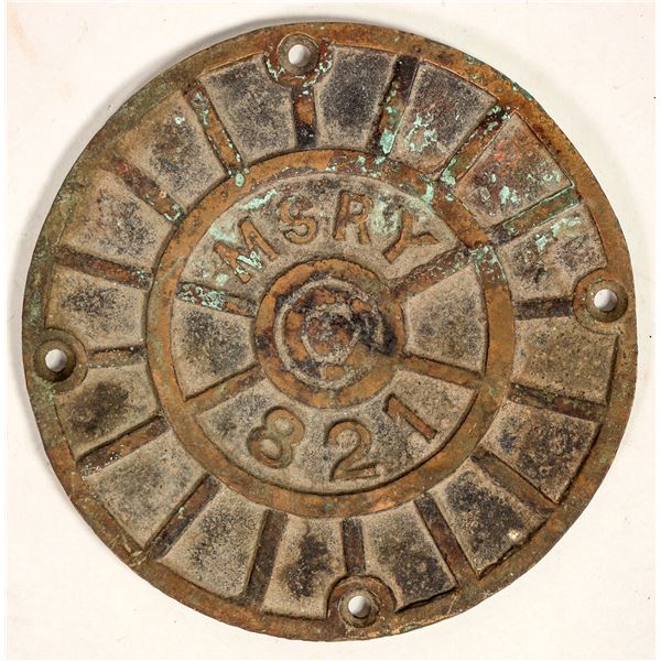 Morenci Southern Railway Rail Car Trunnion Cover  [199370]