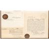 Image 2 : Central Pacific RR 1894 Deed, Framed [190621]