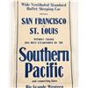 Image 3 : Southern Pacific Internal Railroad Broadside [197736]