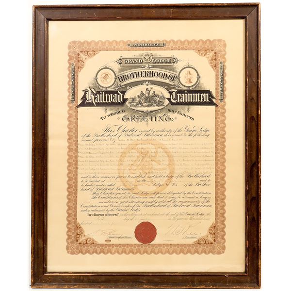 Brotherhood of Railroad Trainmen Charter 1924 [197535]
