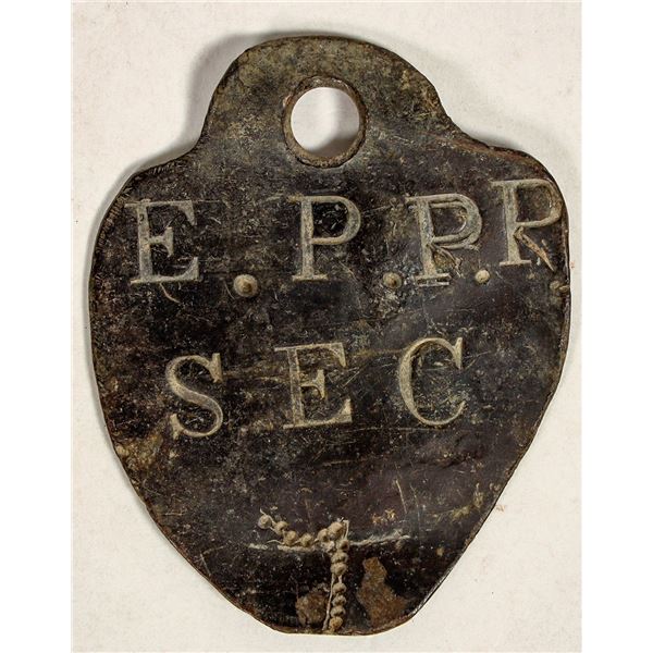 Eureka and Palisade Railroad Metal Tag [199368]