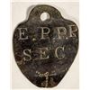 Image 1 : Eureka and Palisade Railroad Metal Tag [199368]