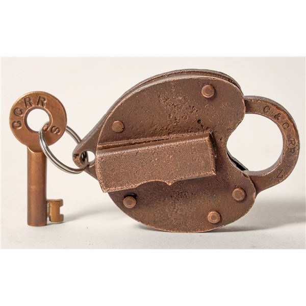 Carson & Colorado Railroad Lock and Key Thorne Station, NV, 1881-1900 [197508]