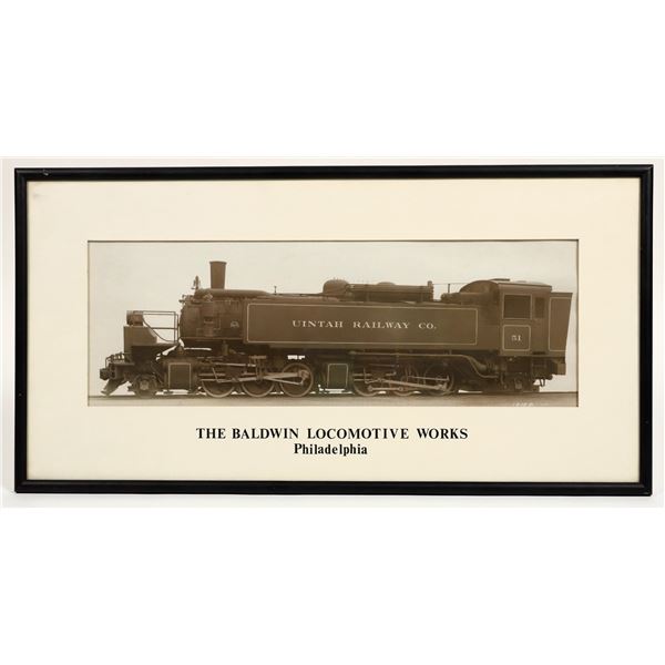 Baldwin Locomotive Photo Framed. [199086]