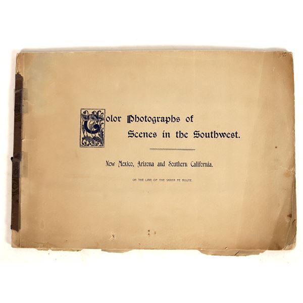 Santa Fe Route Railroad Promo Booklet  [183918]