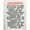 Image 1 : FAA Air Traffic Control Warning Sign [197536]
