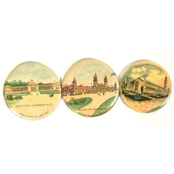 St. Louis World's Fair Pocket Mirrors (3) [197360]