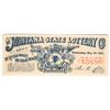 Image 1 : Montana State Lottery Ticket 1893 [200272]