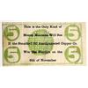 Image 2 : Satirical Standard Oil $5 Scrip [200116]