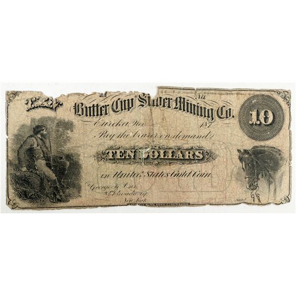 Butter Cup Silver Mining $10 Note [200271]