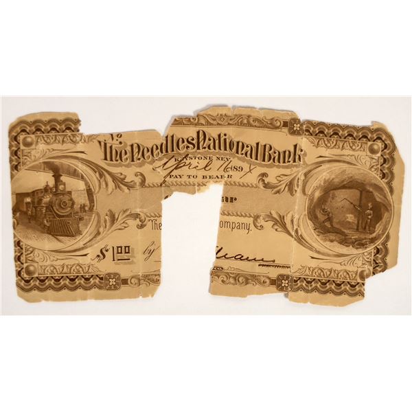 Needles National Bank to Keystone Mining Company $1 Bearer Note [200270]
