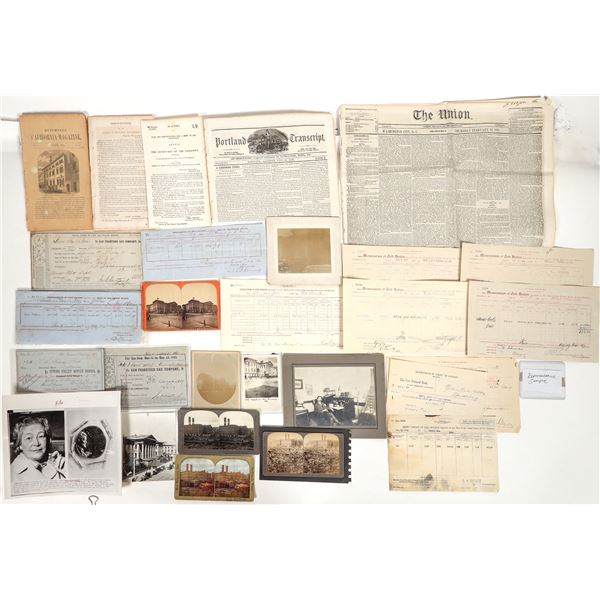 San Francisco Mint Ephemera Collection (about 46) [197336]