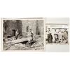 Image 1 : Carson City Mint Photograph Pair: 1890s Workers & 1930s Mining the Grounds! [197500]