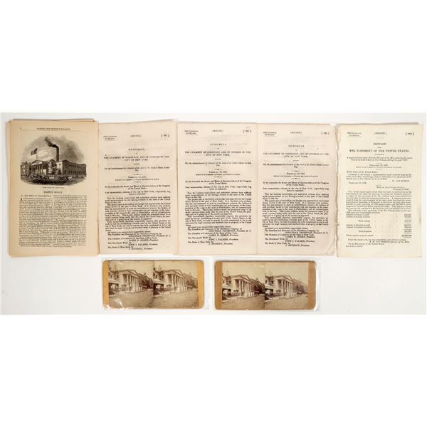 U. S. Mint Ephemera 1840-1885 [197335]