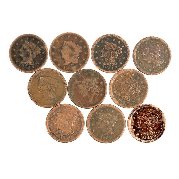 Large Cents (10) [200091]