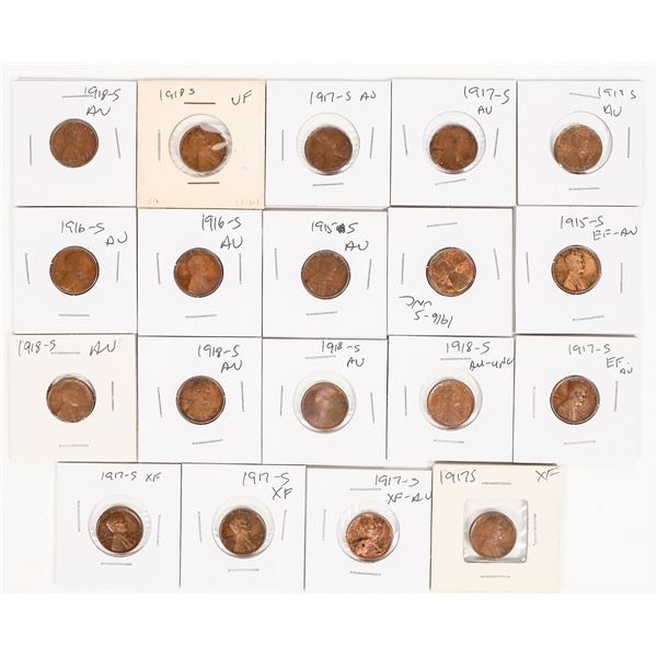 Lincoln Cents: San Francisco 1915-1918 [197847]