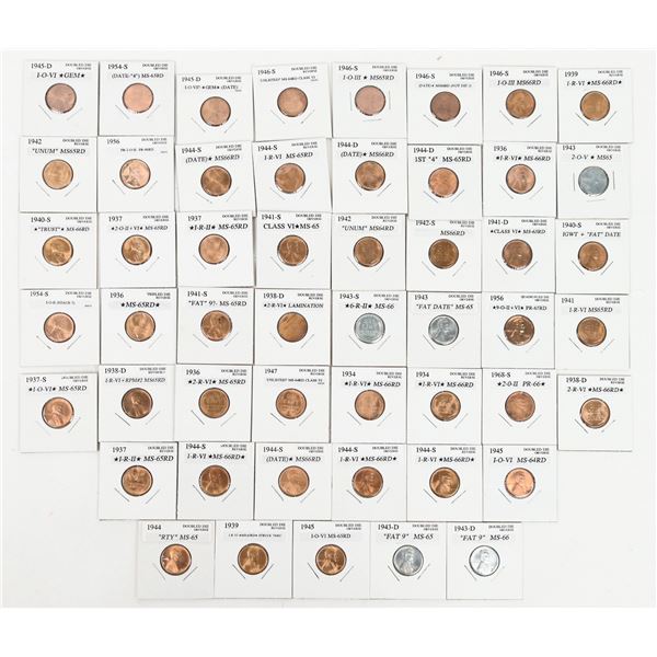 BU Lincoln Cents With Doubled Die Designation (51) [200424]