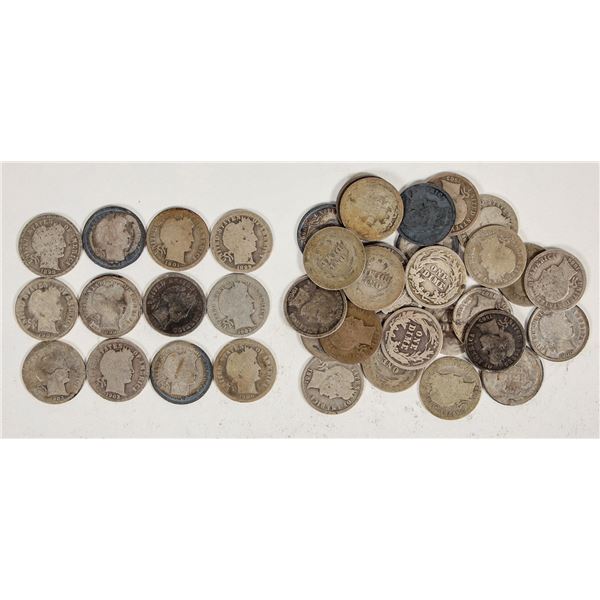 Barber Dimes (40) [198500]
