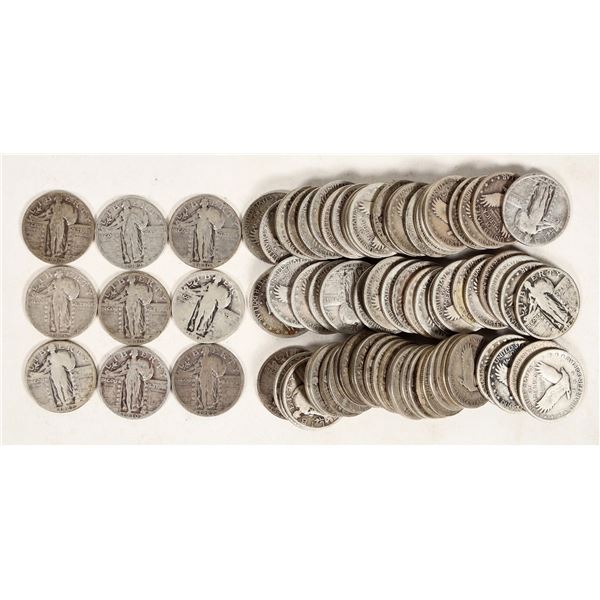 Standing Liberty Quarters (80) [200543]