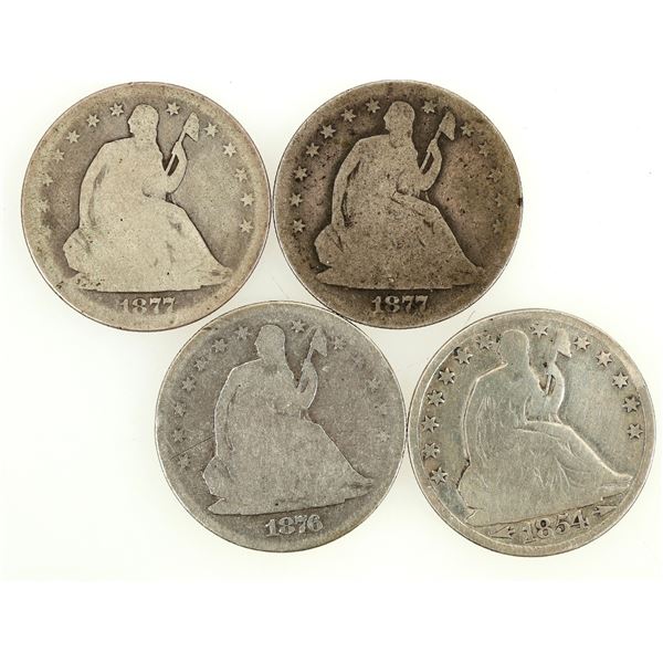 Seated Liberty Half Dollars (4) [197835]