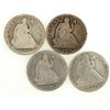 Image 1 : Seated Liberty Half Dollars (4) [197835]