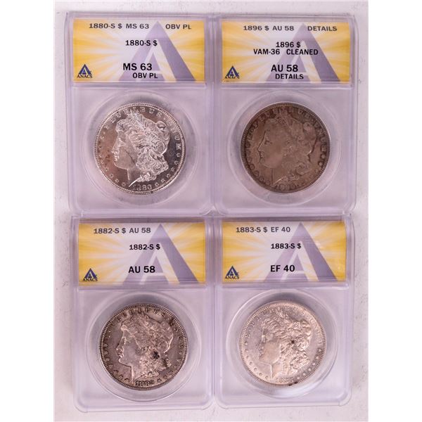 Morgan Dollars (4) [190739]