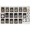 Image 1 : Eisenhower Dollars (16)/Silver Eagles (4)/Silver Rounds (3) [198768]