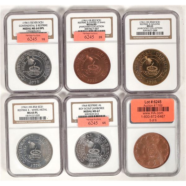 Continental Dollar Restrike Group (6) [197353]