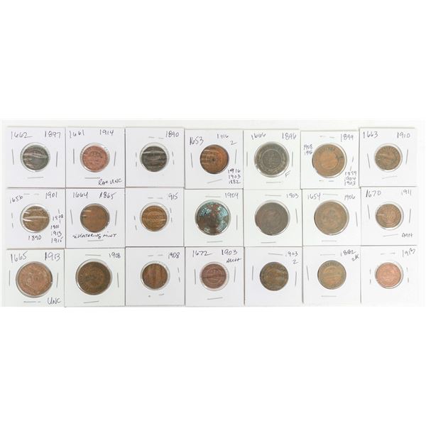 Russian Copper Coin Collection 1865-1916 (21) [190724]