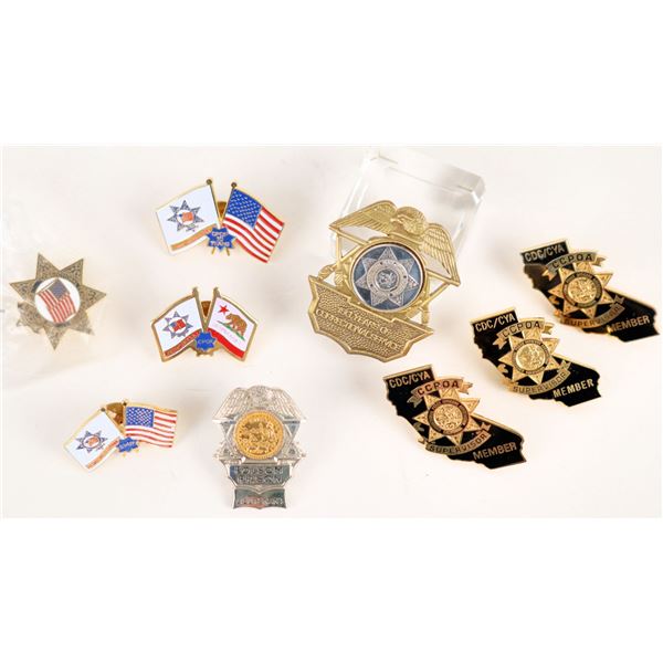 California Law Lapel Pinbacks (8) [190604]