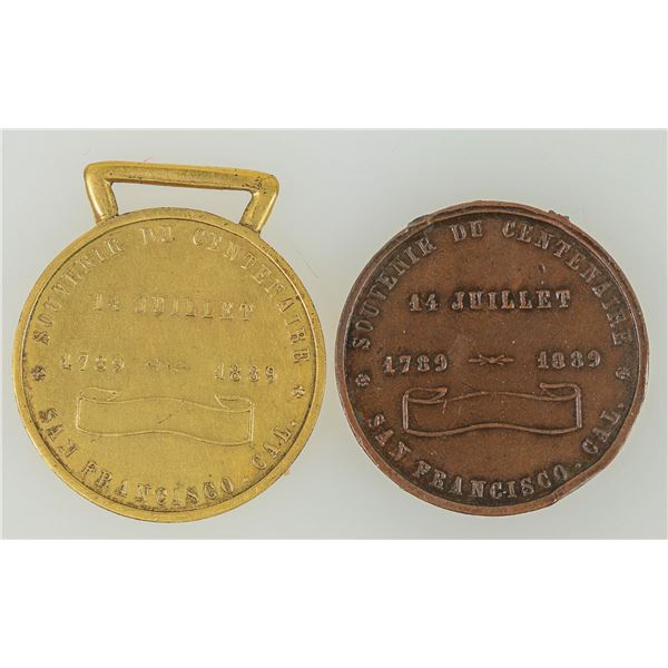 Bastille Day Medals, SF (2) [197370]